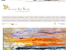 Tablet Screenshot of luxury-art-store.com